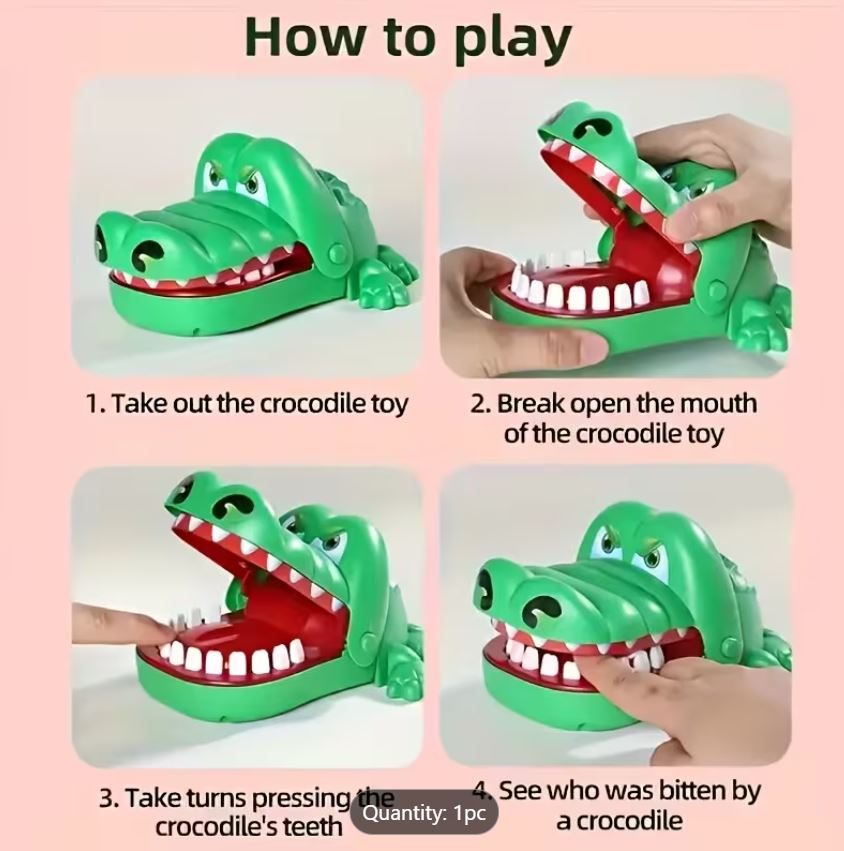 Interactive Crocodile Finger Biting Toy image 6