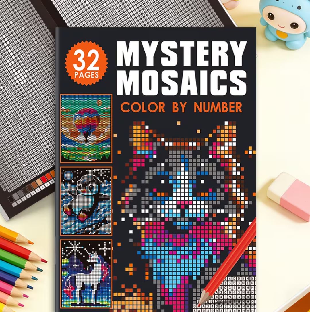 Relaxing Color by Number for Kids & Adults - Pack Of 3 image 3