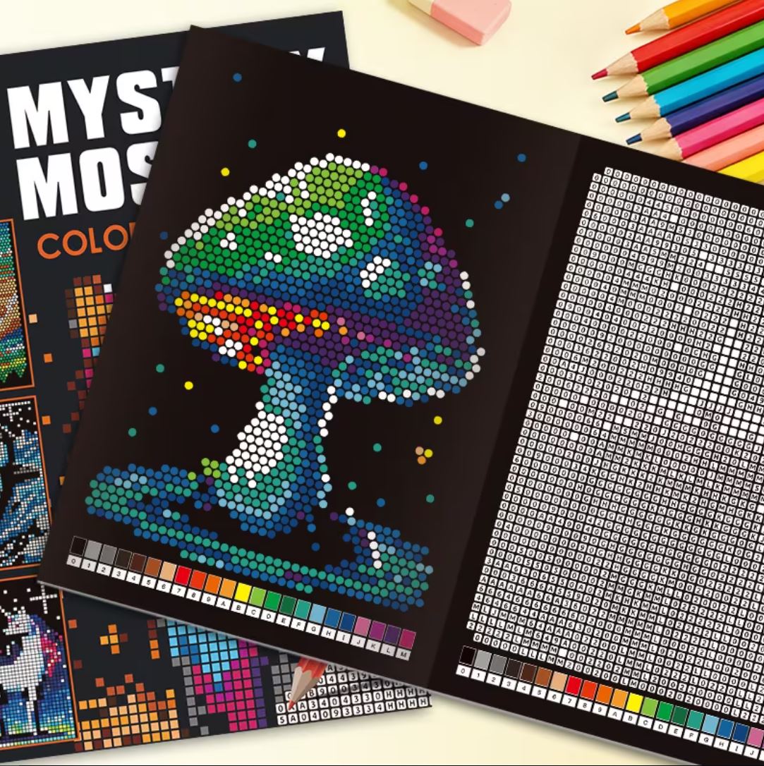Relaxing Color by Number for Kids & Adults - Pack Of 3 image 4