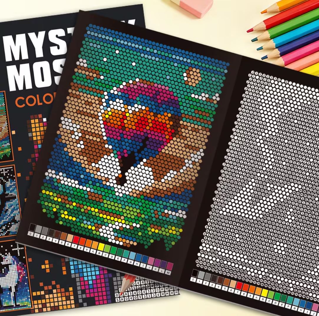 Relaxing Color by Number for Kids & Adults - Pack Of 3 image 5
