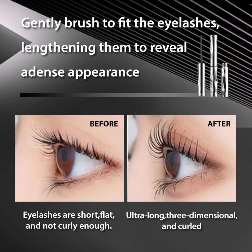 HUASURV Steel Tube Waterproof Mascara image 7
